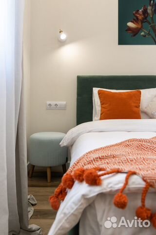 

1-к. квартира, 45 м², 2 кровати