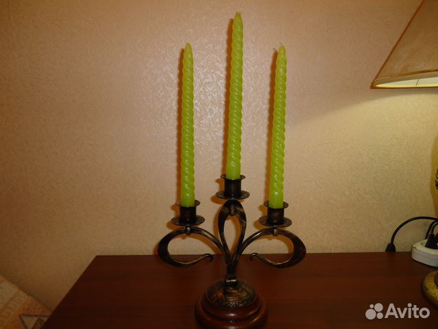 Подсвечник комнатный. Кованный