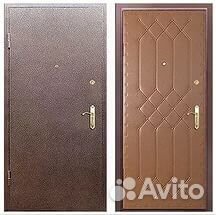 Входная металлическая дверь с отделкой порошок