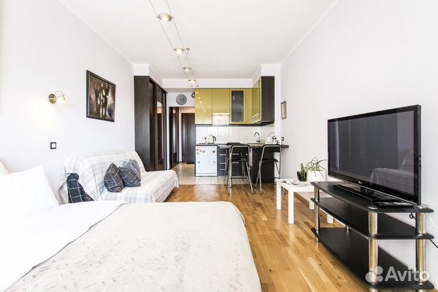 

Квартира-студия, 32 м², 2 кровати