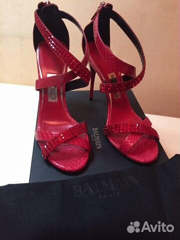 Босоножки Balmain питон красные vip dg gucci rossi Босоножки Balmain питон красные vip dg gucci rossi