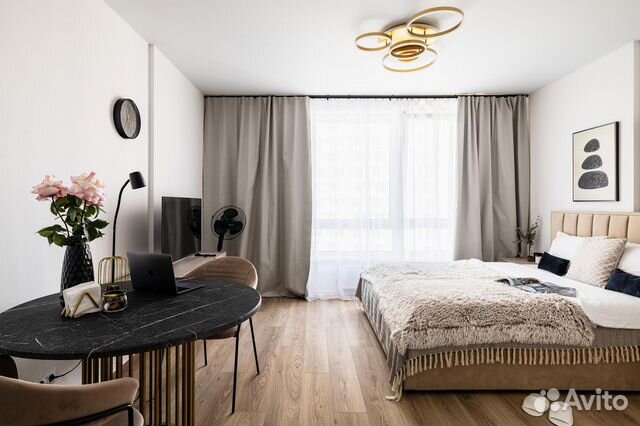

Квартира-студия, 29 м², 1 кровать