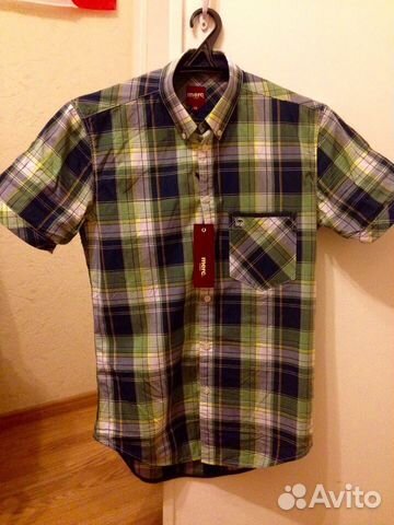 Рубашка клетчатая casual Merc London