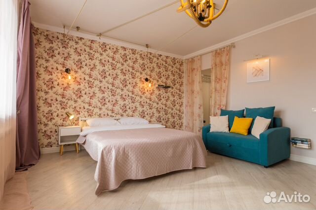 

1-к. квартира, 46 м², 2 кровати