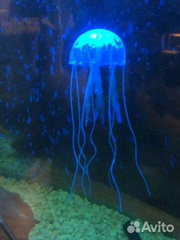 Силиконовая медуза в аквариум купить на Зозу.ру - фотография № 1