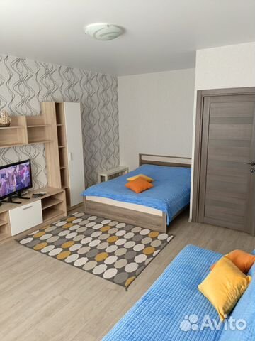 

1-к. квартира, 42 м², 2 кровати