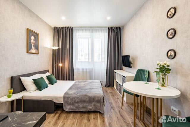 

Квартира-студия, 25 м², 1 кровать