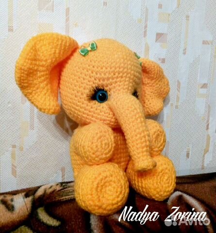 Вязаный солнечный слоник