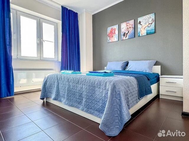 

1-к. квартира, 40 м², 2 кровати