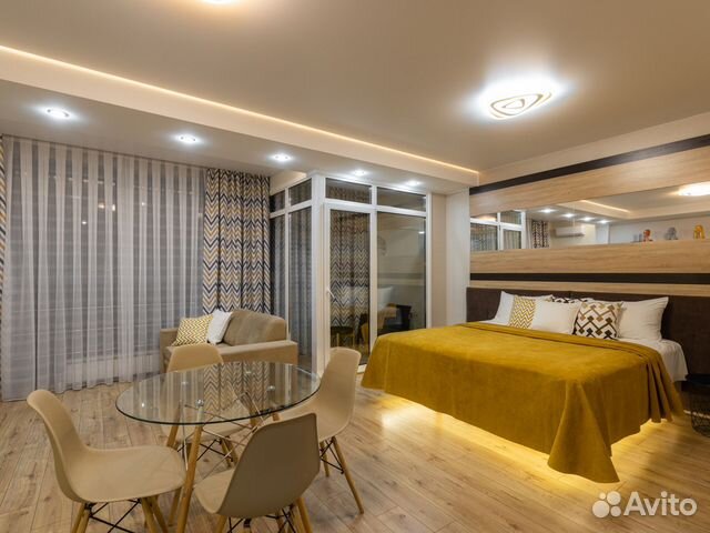 

Квартира-студия, 47 м², 2 кровати