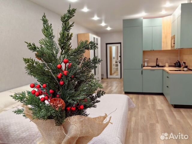 

Квартира-студия, 32 м², 2 кровати