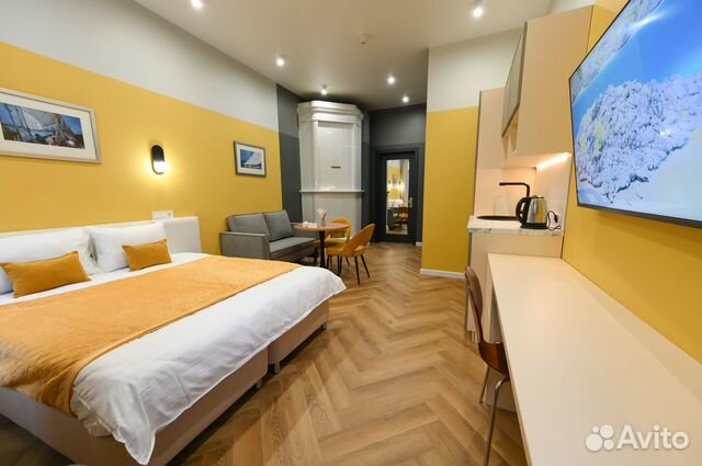 

Квартира-студия, 23 м², 2 кровати