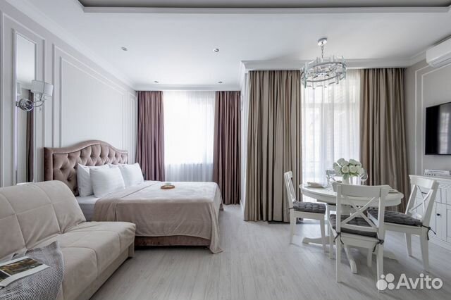 

Квартира-студия, 36 м², 2 кровати