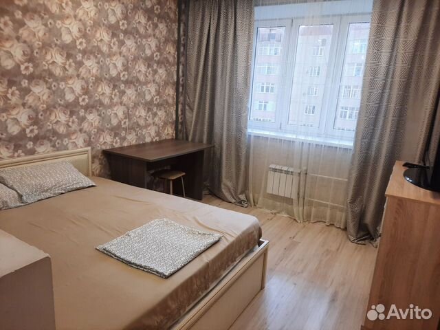 

1-к. квартира, 44 м², 2 кровати
