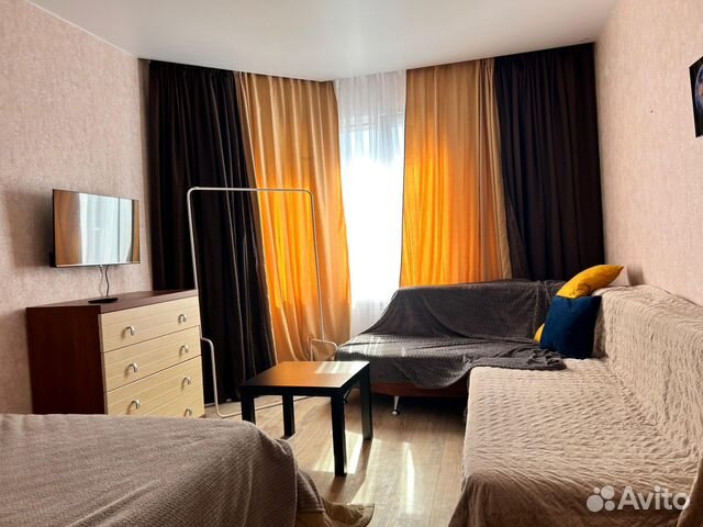 

1-к. квартира, 38 м², 2 кровати