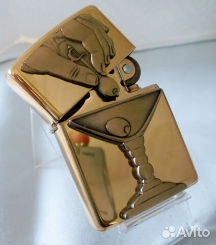 Зажигалка Zippo - Олива в коктейле (1996 г) Зажигалка Zippo - Олива в коктейле (1996 г)