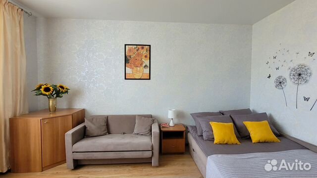 

1-к. квартира, 45 м², 2 кровати