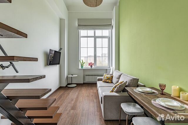 

Квартира-студия, 35 м², 1 кровать