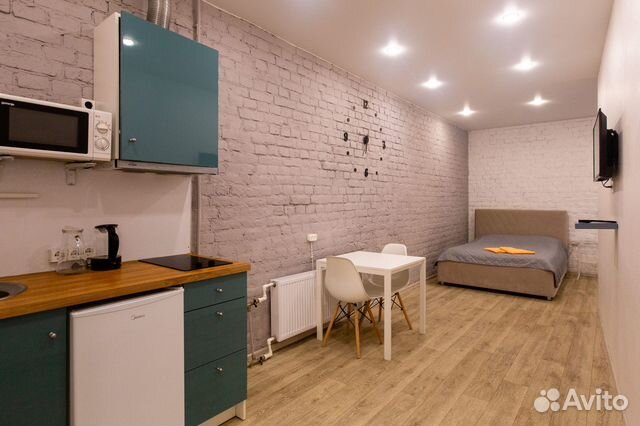 

Квартира-студия, 30 м², 2 кровати