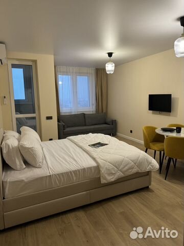 

Квартира-студия, 30 м², 2 кровати
