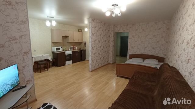 

Квартира-студия, 45 м², 2 кровати