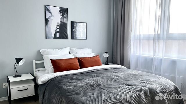 

1-к. квартира, 39 м², 2 кровати