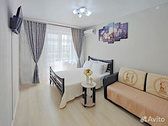 

1-к. квартира, 38 м², 2 кровати
