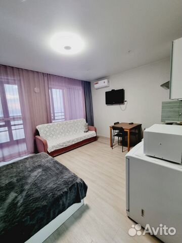 

Квартира-студия, 34 м², 2 кровати