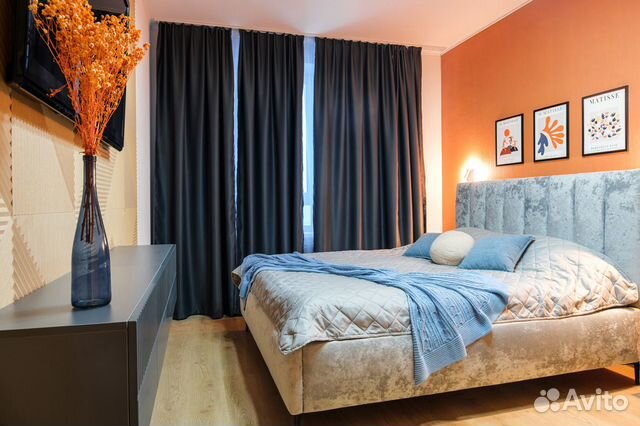 

1-к. квартира, 37 м², 2 кровати