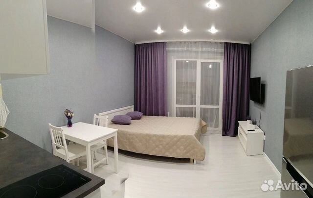 

Квартира-студия, 28 м², 1 кровать