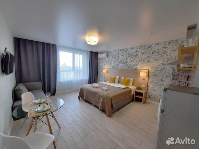 

Квартира-студия, 32 м², 2 кровати