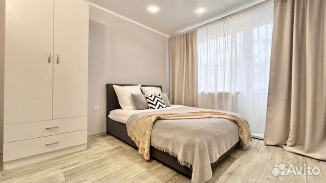 

1-к. квартира, 34 м², 2 кровати