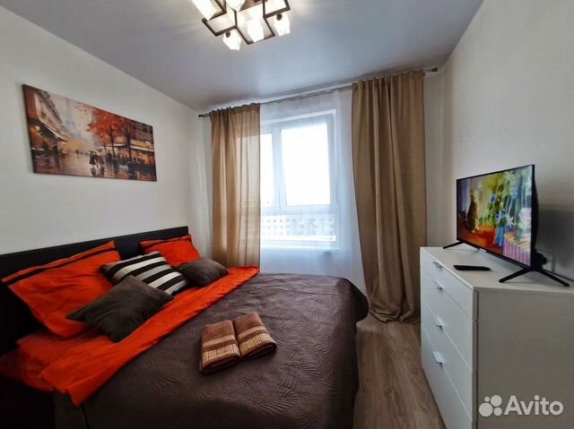 

1-к. квартира, 31 м², 2 кровати