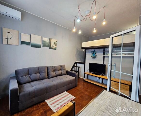 

Квартира-студия, 35 м², 2 кровати