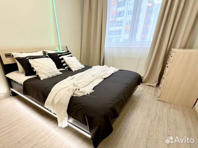 

1-к. квартира, 45,5 м², 2 кровати