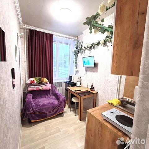 

Квартира-студия, 10,5 м², 1 кровать