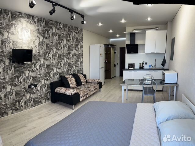 

Квартира-студия, 28 м², 2 кровати