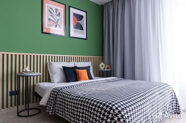 

1-к. квартира, 34 м², 2 кровати