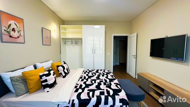 

2-к. квартира, 62 м², 2 кровати