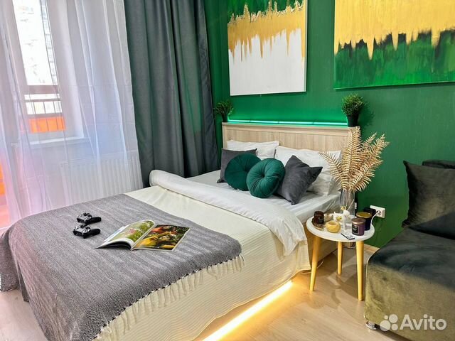 

Квартира-студия, 34 м², 2 кровати