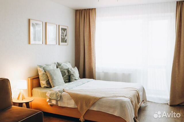 

1-к. квартира, 38,8 м², 2 кровати