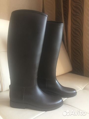 Коричневые резиновые сапоги утепленные Boomboots Коричневые резиновые сапоги утепленные Boomboots