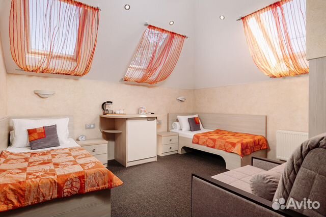 

Квартира-студия в апарт-отеле, 15 м², 3 кровати
