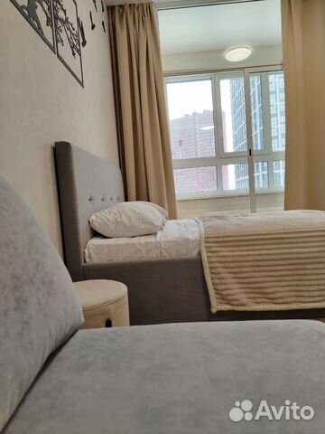 

Квартира-студия, 35 м², 2 кровати