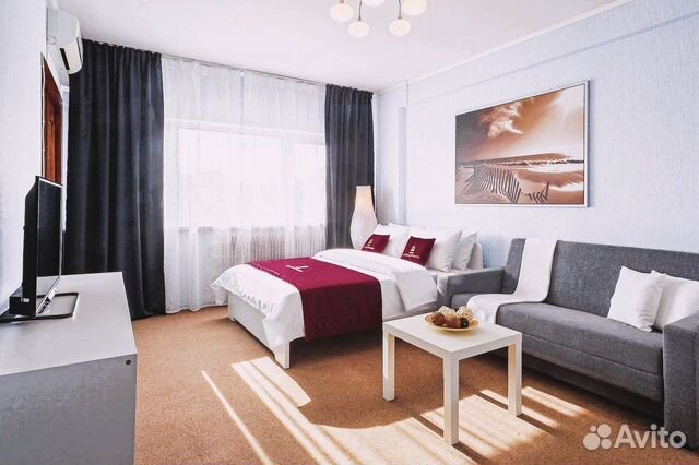 

1-к. квартира, 36 м², 2 кровати