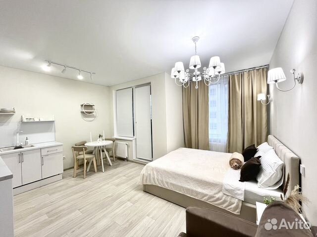 

Квартира-студия, 30 м², 2 кровати