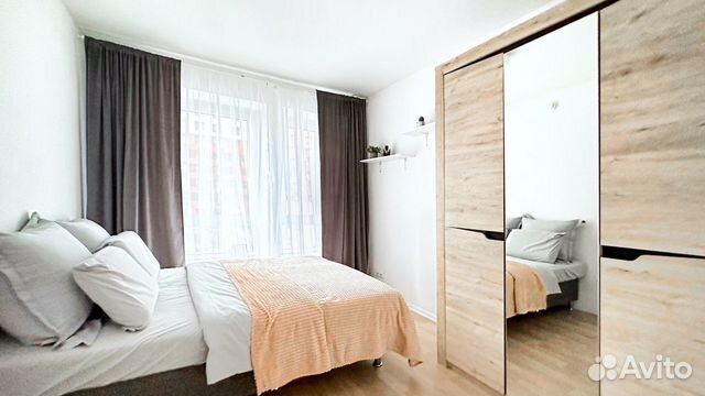 

1-к. квартира, 40 м², 2 кровати