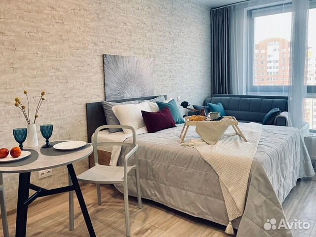 

Квартира-студия, 34 м², 2 кровати