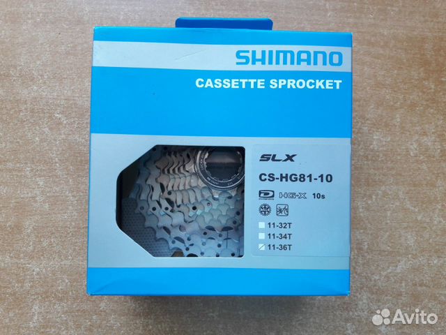 Новая кассета Shimano SLX -10ск. (11-36)