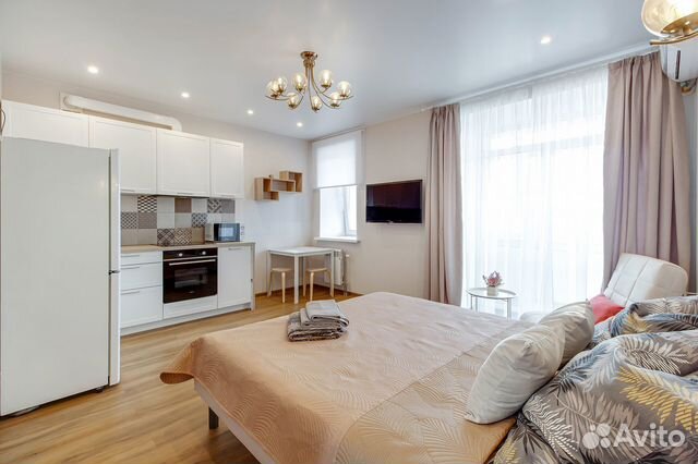 

Квартира-студия, 33 м², 2 кровати